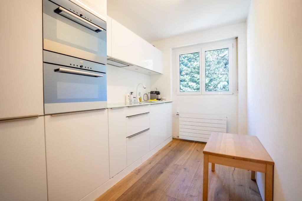 Moderne Wohnung Mit Ausblick Und Viel Sonne เซอร์แมท ภายนอก รูปภาพ